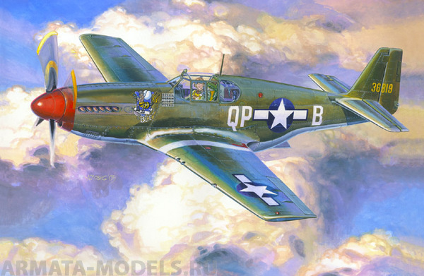 C-48  Самолет P-51 B-5 Bee MISTERCRAFT