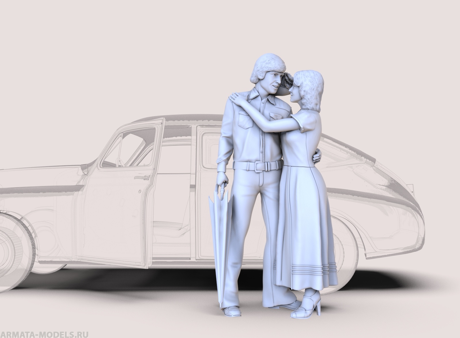 AM35681 Набор фигур «Влюбленные» 2 шт 