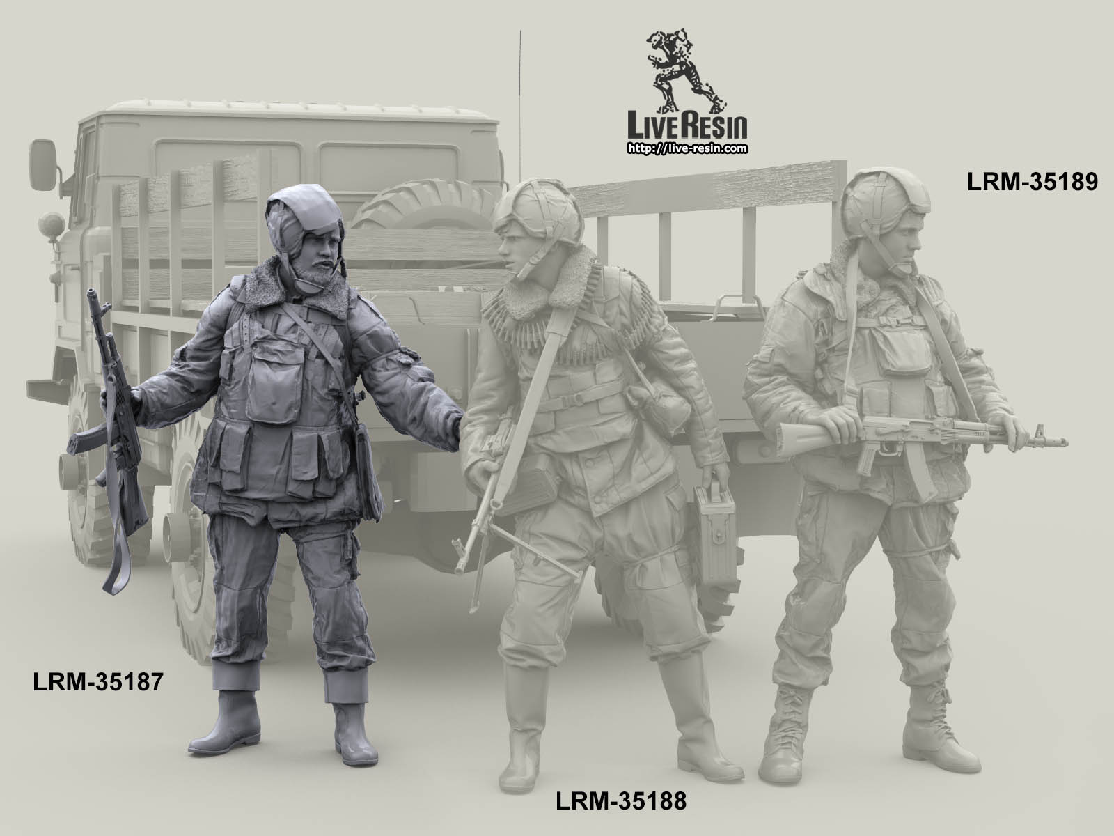 LRM35187 Военнослужащие ВВ, готовятся к атаке - 1 Live Resin
