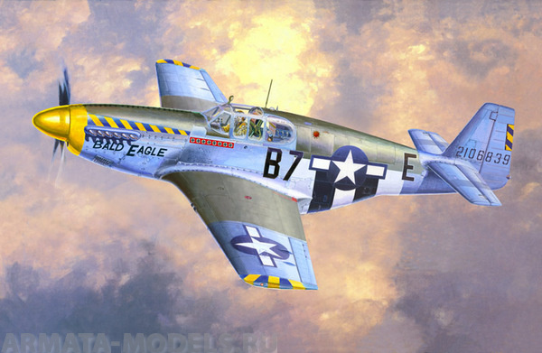C-54 Самолет P-51 B-15 Bald Eagle MISTERCRAFT