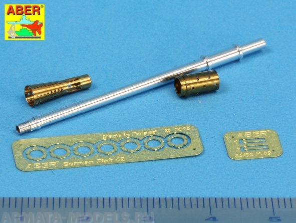 ABR-35-L-107-  Дополнения для  German 3,7cm Flak 42 Barrel для Italeri/ универсальный набор 1/35