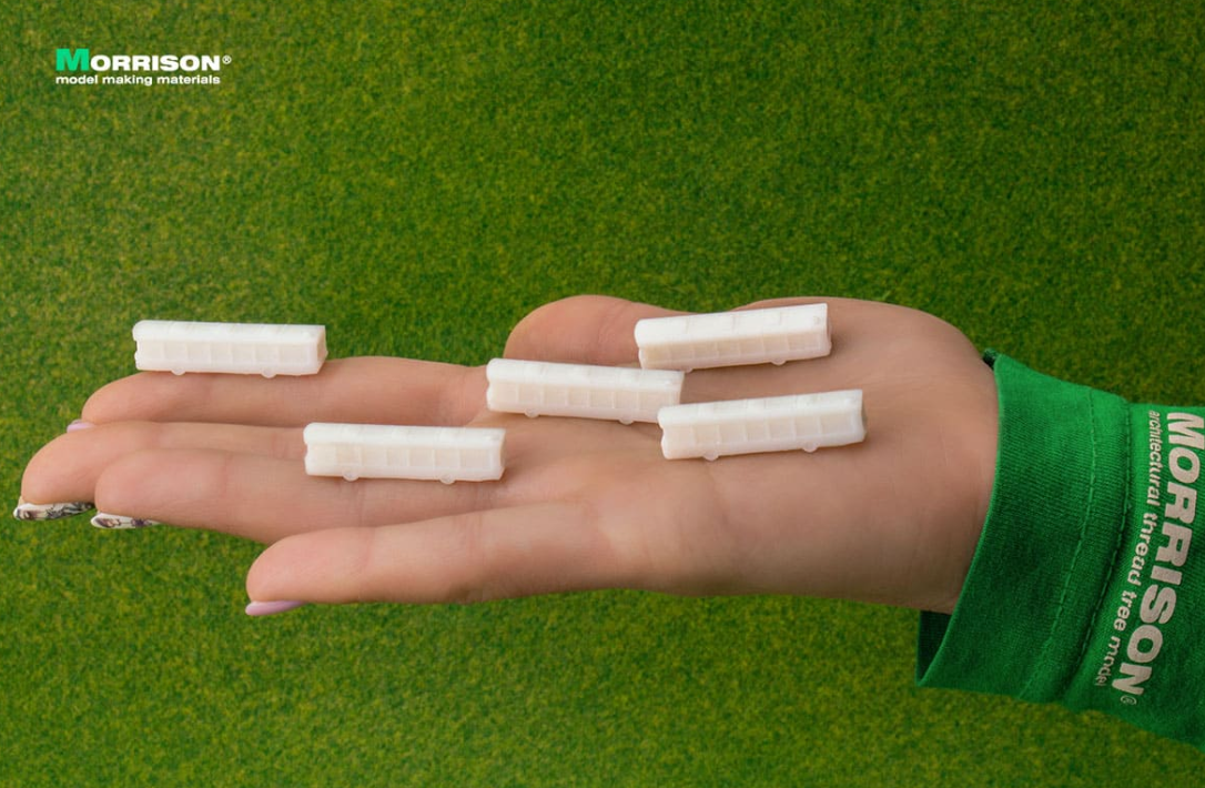 020AVL400 Городские автобусы в М1:400 (Набор 5 шт.)