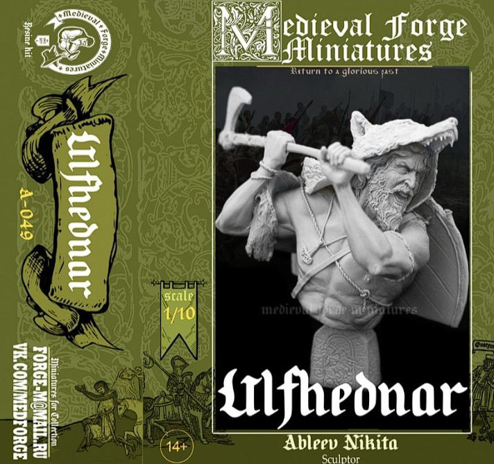 A-049 Бюст Ulfhednar Medieval Forge Miniatures