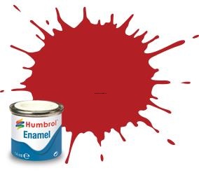 AA1660 Краска эмалевая No 153 Ярко-красный - Матовый - Tinlet No 1 (14ml)