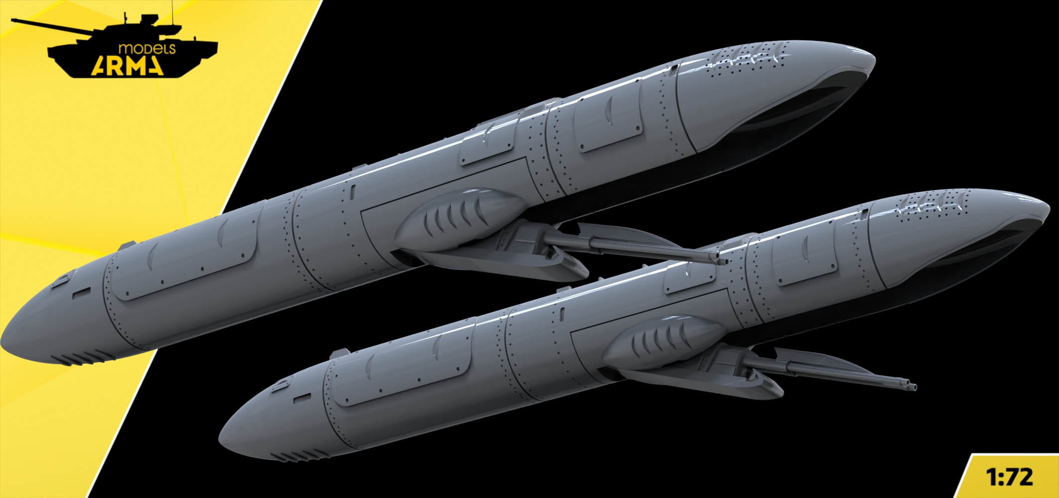 AM72547 СППУ-22 2шт (Не для свободной продажи) Arma Models