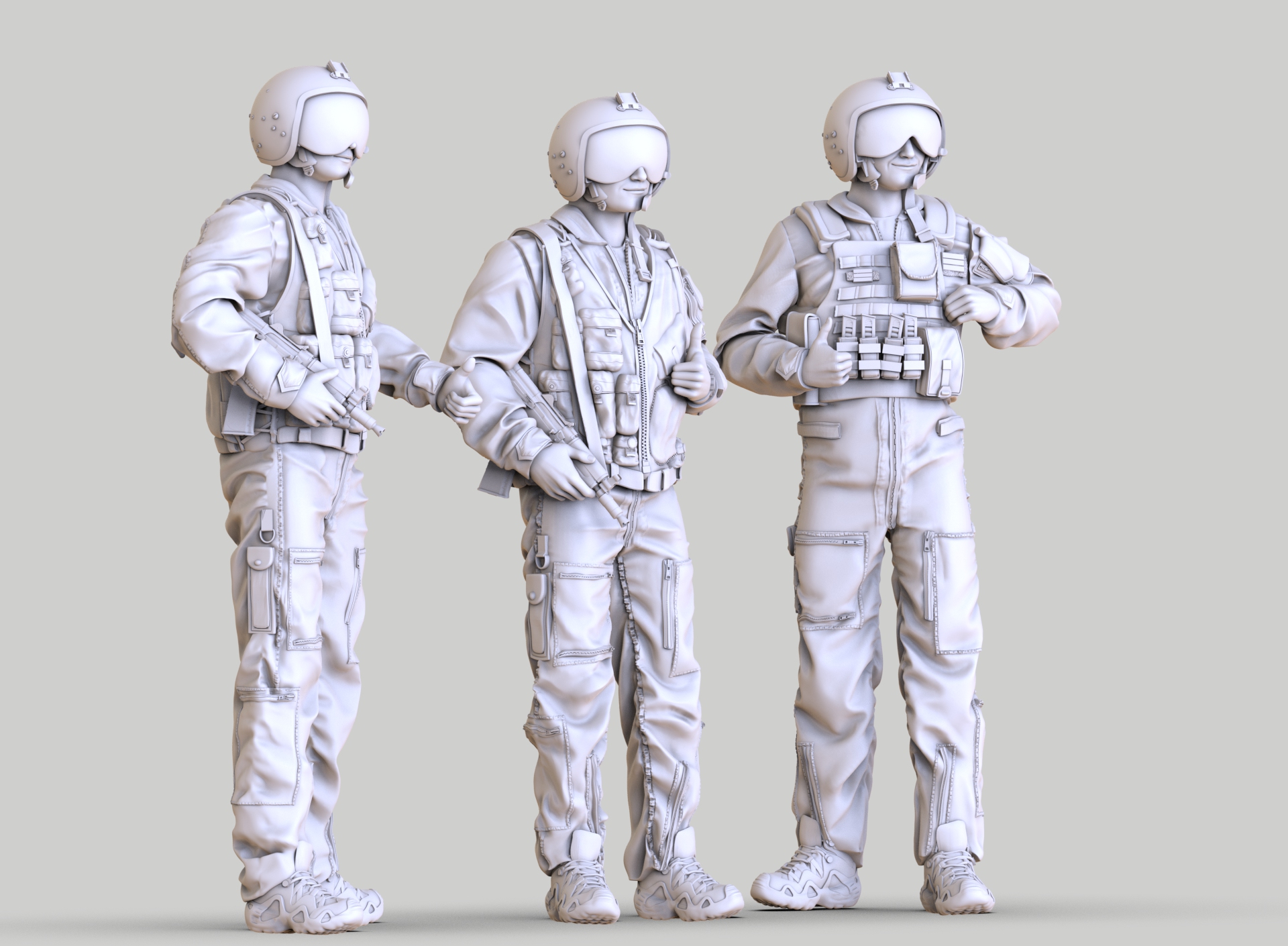 AM48261 Фигуры вертолетчиков Arma Models