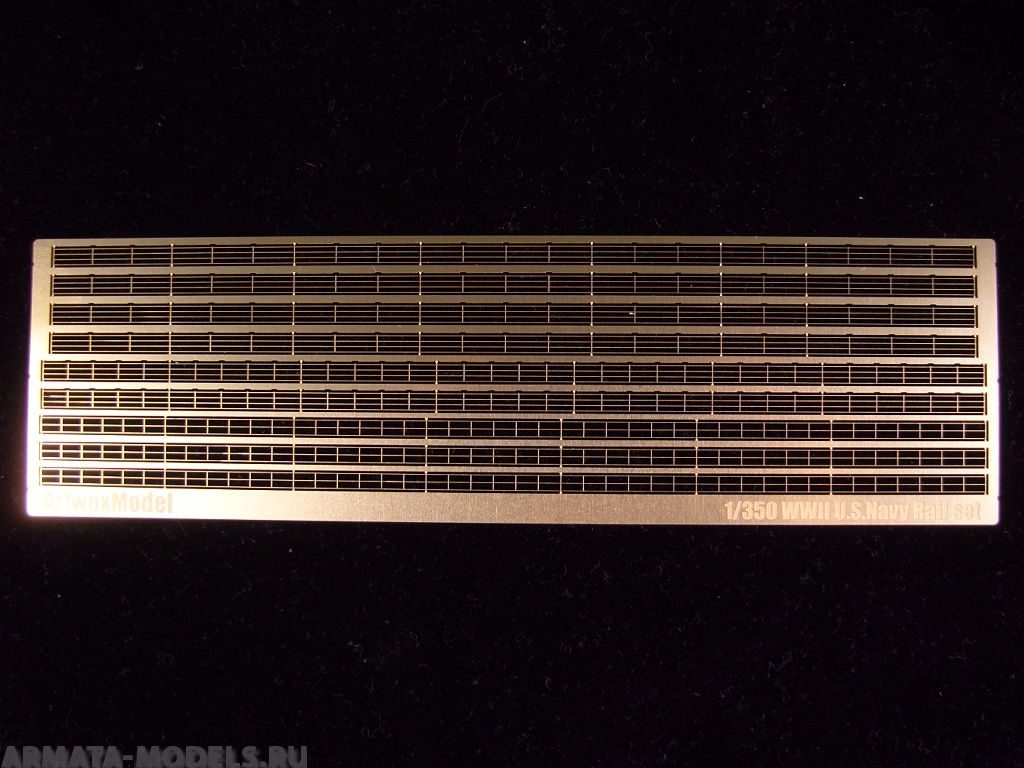 AW60020 Деревянная палуба для U.S.S Ships Utility Rail 1/350