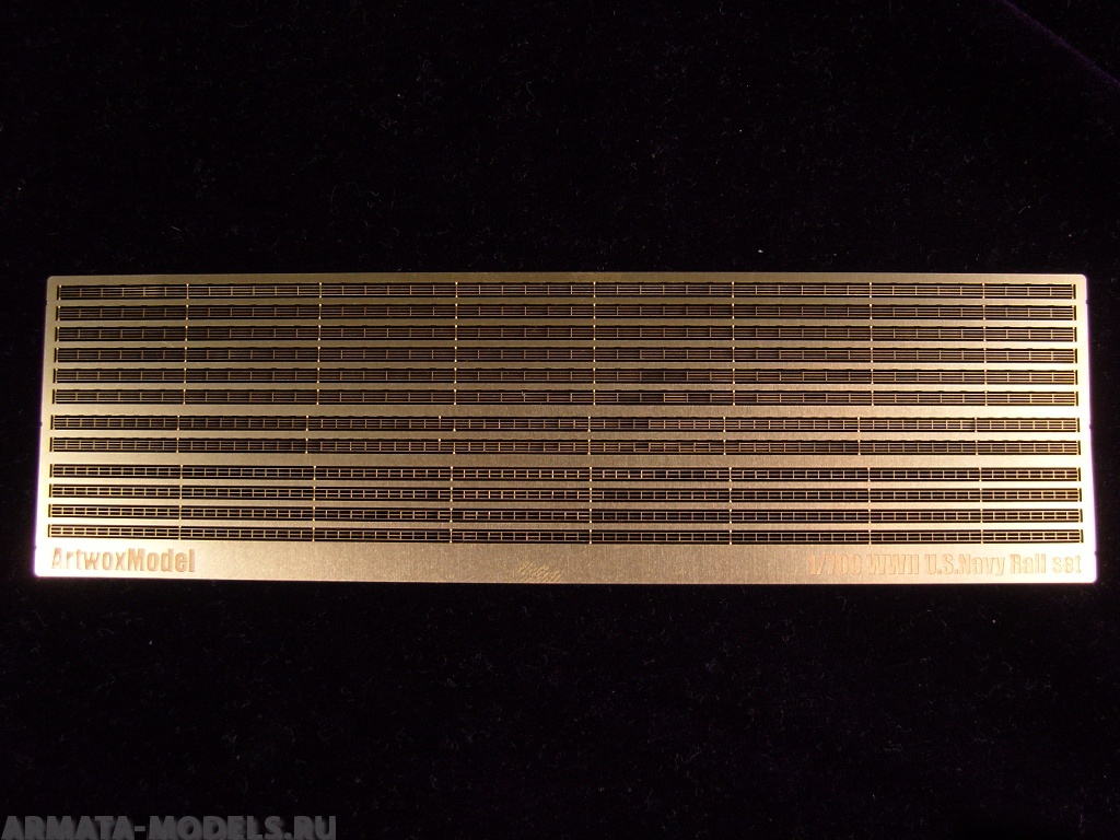 AW60021 Деревянная палуба для U.S.S Ships Utility Rail 1/700