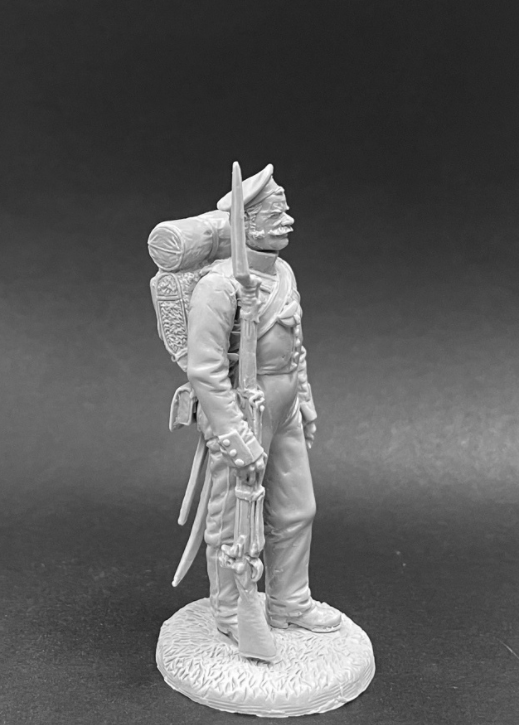 CHM-54260 Рядовой гренадерских полков и рот (2 варианта голов, 2 варианта рук), Россия 1846-56 гг. смола Chronos Miniatures