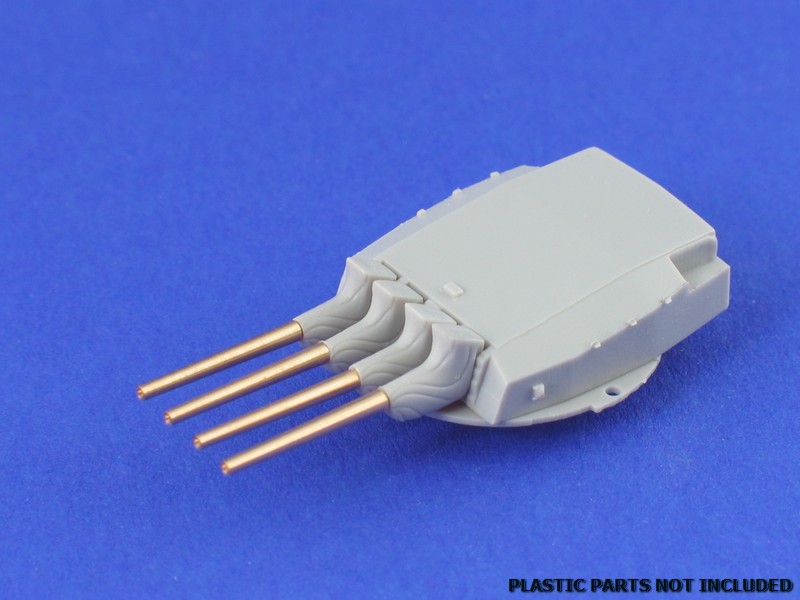 ABR-1:700-L-02  Дополнения для  Set of 8 pcs 380 mm short  barrels for ships Richelieu, Jean Bart для  1/700