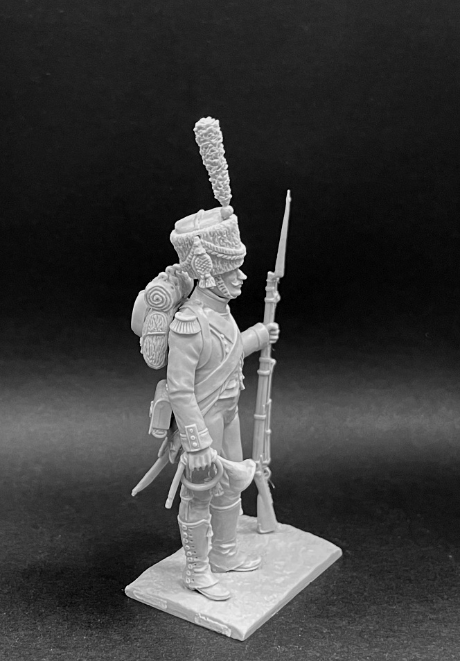 CHM-54316. Корнет вольтижеров легкой пехоты, Франция 1809-12 гг. Материал - смола. Chronos Miniatures