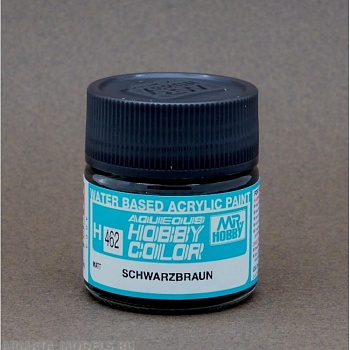 H462 Краска  10мл  BLACK BROWN