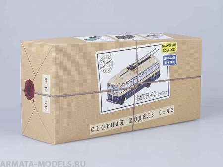 4003KIT Сборная модель Троллейбус МТБ-82, 1962 г. Start scale models (SSM)