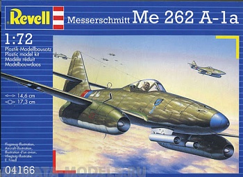 04166RE Самолет Messerschmitt Ме 262 А-1а, 1:72, (3)