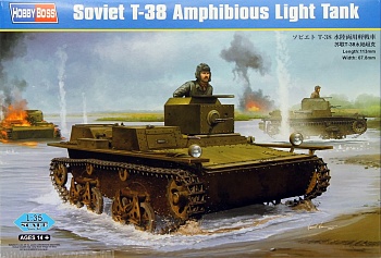 83865 Танк Soviet T-38 Amphibious Light Tank
