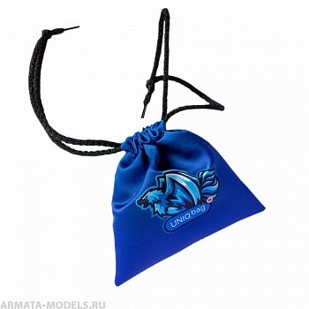 1172 Тканевый мешок с печатью (синий)