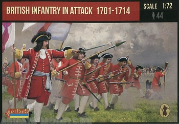 72231ST Фигуры British Infantry in Attack  1701-1714