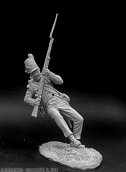 VD-54029(M). Рядовой (№1) британских пехотных полков, 1812-15 гг. Материал - белый металл.