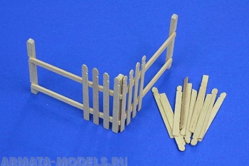 35D04RB Дополнение для моделей Wooden Palings (Corner)