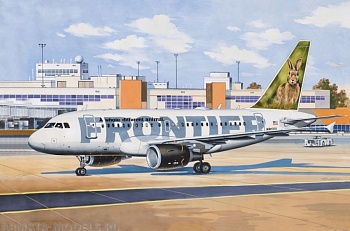 ЕЕ14434 Авиалайнер А-318 Frontier Заяц