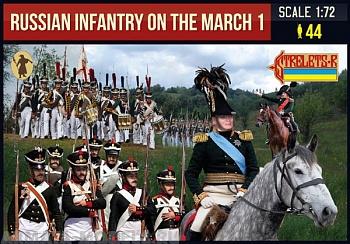 72212ST Фигуры Russian Infantry on the March 1