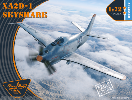 CP72005 XA2D-1 Douglas, Skyshark - CLEAR PROP Clear Prop