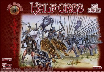 ALL72016 Фигуры Half-orcs set 2 1/72