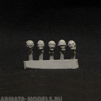 z-heads-01 zombie heads (5 pcs)