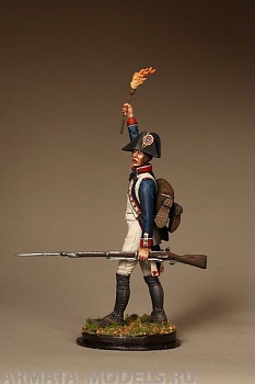 5411SOGA French fusilier line infantry. 1792—1797 years