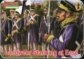72169ST Фигуры Landwehr Standing at Ease 1/72 Strelets, 1/72