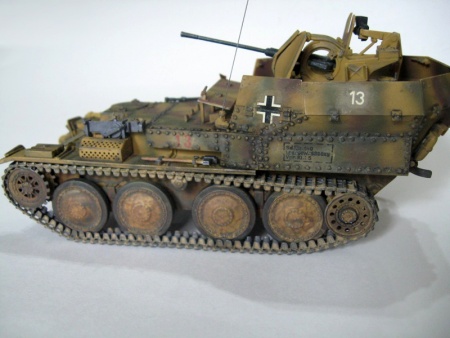 35010 Немецкий зенитный танк Флакпанцер 38 ARK model