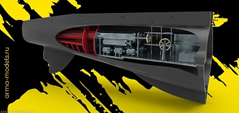 AM14433 Интерьер кормового торпедного отсека quot;Щукиquot;, 1/144