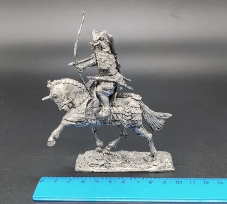 4070ТБ ВИМ, конный самурай с луком, 54 мм, Три Богатыря
