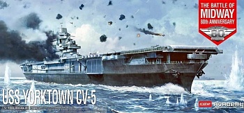 14229 Игрушка флот USS Yorktown CV-5 The Battle of Midway 80th anniversary