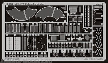 48558 Фототравление для ACH-47A Chinook  (экстерьер) для модели Italeri