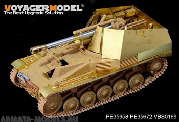 PE35958 WWII German self-propelled howitzer Wespe basic(TAMIYA 35200  35358)