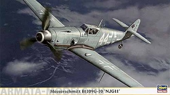 09771 Самолет Bf-109G-10 NJG11