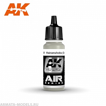 AK2261 Акриловая краска Hairyokushoku (Grey-Green) 17ml