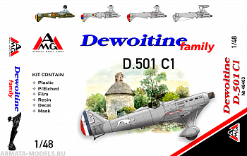AMG48403 Французский истребитель Dewoitine D.501