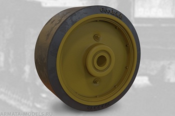 35028FURY US tank M4 Sherman VVSS Smooth Convex roadwheels (D78450) set