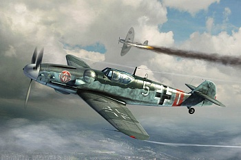 02297 Самолет  Мессершмитт Bf 109G-6(поздний)