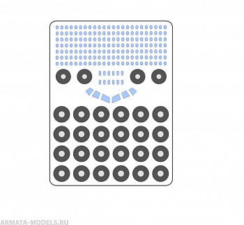 AM144108 Маска окрасочная для Boeing-777 Звезда