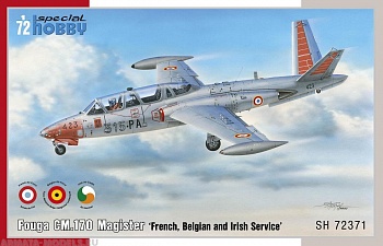SH72371 Самолёт Fouga CM.170 Magister. French, Belgian and Irish Servis