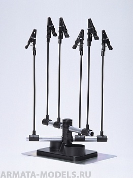 GT-34  рабочее место моделиста  Держатель для деталей  Mr.Almighty Clips w/- Base II