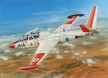 SH72375 Самолёт Fouga CM.170 Magister/IAI Tzukit IAF with rocket pods c вооруж.