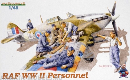 Набор фигурок 8508 Технический персонал Английских ВВС 1940-1945г EDUARD