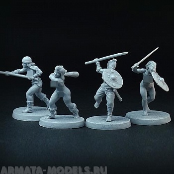 sa-15 female berserkers (4 models)