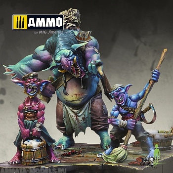 BCBS700005 Набор миниатюр Gugh Jin the Troll Cleaner