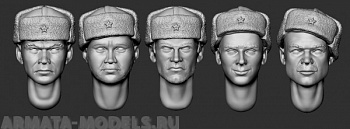 ARM356068 Советские солдаты в ушанках ВОВ , №1
