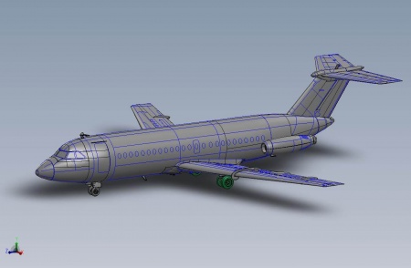 ЕЕ144143_4 Авиалайнер BAC 1-11-200 KLM Восточный экспресс